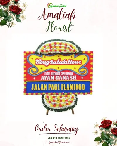 Bunga Papan Congratulation di Kleteran